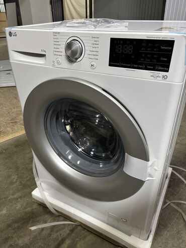 Стиральные машины: Стиральная машина LG, Новый, Автомат, До 9 кг, Полноразмерная — 3