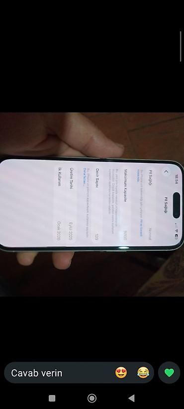tab s7 fe: IPhone 15, 128 GB, Ağ, Face ID — 2