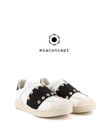 Кроссовки и спортивная обувь: Новые кожаные кеды Moa concept из Италии размеры 40(маломерят)