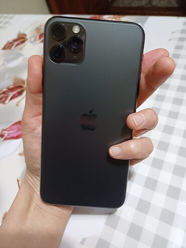 iphone 11 64 гб цена бишкек: IPhone 11 Pro Max, Колдонулган, 256 ГБ, Кара, Заряддоочу түзүлүш, Коргоочу айнек, Каптама, 73 %