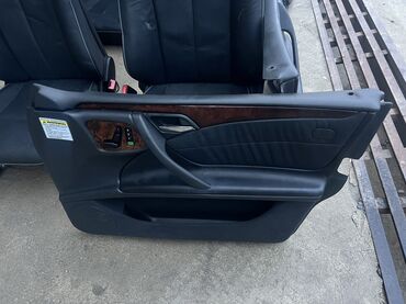 Сиденья: Комплект сидений, Кожа, Mercedes-Benz 2001 г., Б/у, Оригинал, Германия — 6