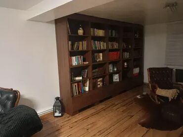 Police: Biblioteka - FireSide Select Walnut 💎 Materijal: Univer debljine 18mm — 2