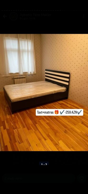 Çarpayılar: Təknəfərlik çarpayı, Bazasız, Matras ilə, Siyirməsiz — 10