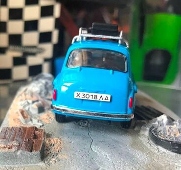 Avtomobil modelləri: Коллекционная модель ZAZ-965A blue 1962 James Bond serie - Goldeneye — 20