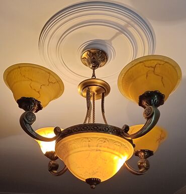 балясины из гранита: Çılçıraq, 6 lampa, Şüşə