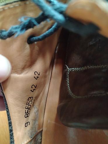 Ayaqqabılar: Məhsul: Kişi dəri ayaqqabısı (bağlı, gündəlik) - Material: təbii dəri — 5