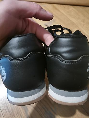 Kişi ayaqqabıları: USPA (U.S. Polo Assn.) Uni idman ayaqqabısı - Rəng: qara, altlıqda — 4