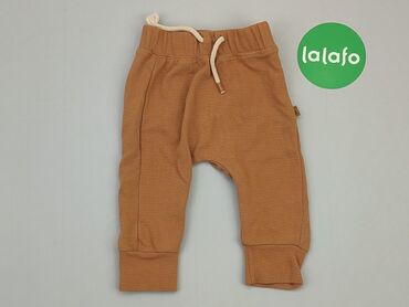 brązowe legginsy dla dzieci: Sweatpants, 6-9 months, condition - Good