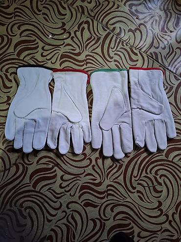 Əlcəklər: Məhsul: Dəri işçi əlcəkləri (4 fərqli model) - Material: Yüksək — 2