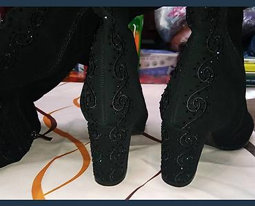 Женская обувь: Продаю новые красивые сапожки-полу-чулки. Со стразами.Размер 39-40 — 3