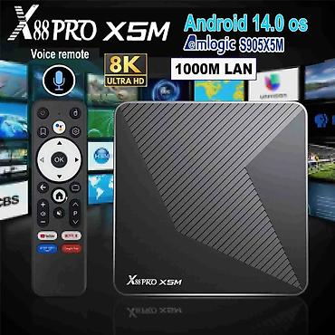 Aksesoari za TV i video: X88 PRO X5M Android TV Box Uz uređaj dobijate iptv televiziju, filmsku — 13