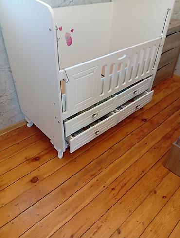 asılqan qarmaq: Uşaq beşiyi – Baby Mood brendi - Material: ağ rəngli MDF/LDSP — 5