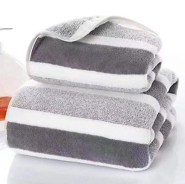 Peškiri: Ultra upijajući peškiri sa prugama -Materijal: mekana,gustotkana — 7