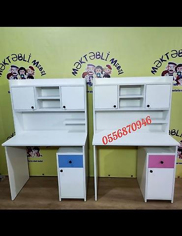 kunc skaf: Oğlan və qız üçün, Yeni, Siyirməli, Yazı masası, Stulsuz — 5