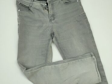 szara jeansowe spódnice: Jeans, L (EU 40), condition - Good