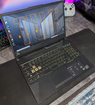 производительный компьютер: Ноутбук, Asus, 16 ГБ ОЭТ, AMD Ryzen 5, 15.6 ", Колдонулган, Татаал эмес тапшырмалар үчүн, эс тутум SSD
