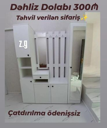 Dolablar: *Təhvil verilən Sifariş 💫* *✔️Dəhliz Dolabı 300Azn* ✔️Material Rusiya