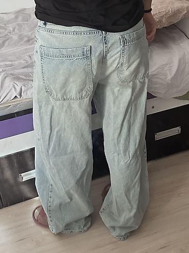 бэгги: Джинсы, Бэгги, Турция, Средняя талия, M — 3