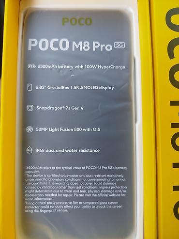 poco m8 pro цена в бишкеке: Poco M8 Pro, Новый, 256 ГБ, цвет - Серебристый, 2 SIM — 3