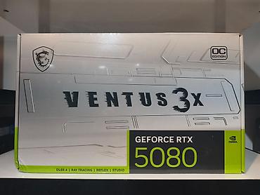 5060 ti 8gb: Videokart MSI GeForce RTX 5080, 16 GB, Yeni — 1
