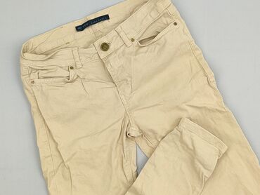 spodnie joggery moro damskie: Zara, Material trousers for women, size M (EU 38)