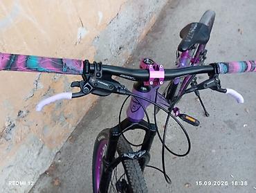 veloiped: BMX GTZ-598 dağ velosipedi - Rəng: bənövşəyi-qara, təkər haşiyələri — 3