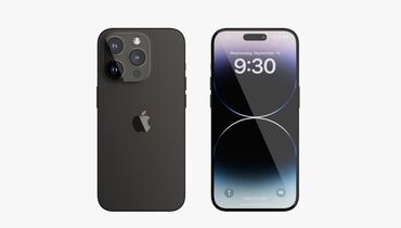 gps антена: IPhone 14 Pro, 128 ГБ, Black Titanium, Заряддоочу түзүлүш, Коргоочу айнек, Каптама, 86 %