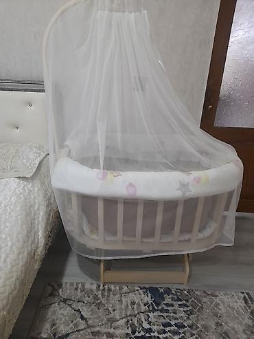tul beşik: Dilək Beşik satilir 60 azn bortik ile birge uzerinde,tül ve nazik — 2