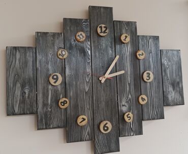 часы хуавей: Craft clock . Стильные эко-часы из массива . Покрыты маслом Осмо