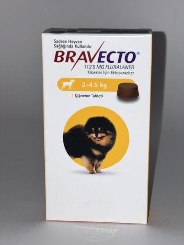 Зоотовары: Описание BRAVECTO (Бравекто) - Жевательная таблетка от клещей и блох
