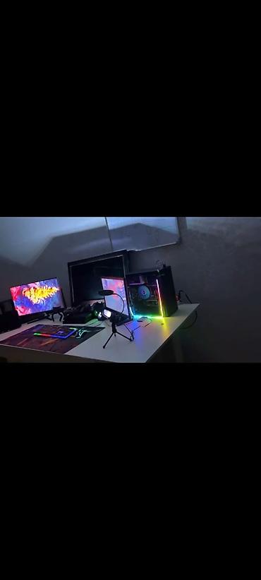 ipad m4 pro: 2 monitorulu kompüter sistem bloku klaviatura mouse 2 sesucaldan — 1