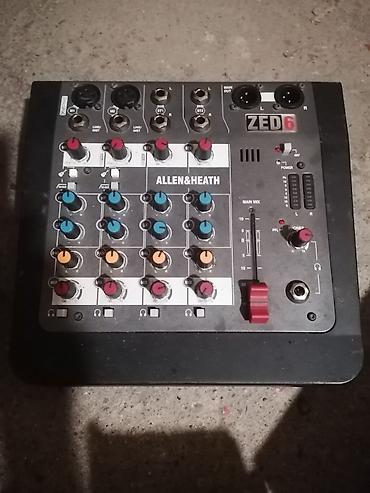 ipod mp3 player: Allen & Heath ZED-6 kompaktni analogni mikser - 6 ulaza / 2-bus — 9