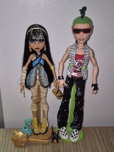 toxunma kukla: Cleo and Deuce kuklalar g1 Monster High. Клео и Дьюс куклы g1 Монстр