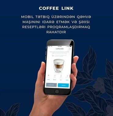 Qəhvə maşınları: Qəhvə maşını Delonghi, Avtomat, Yeni — 7