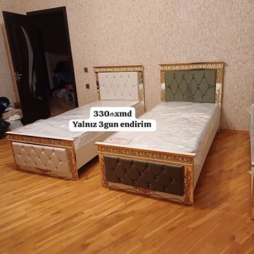 çarpayı matras: Yeni, Təknəfərlik çarpayı, Matras ilə