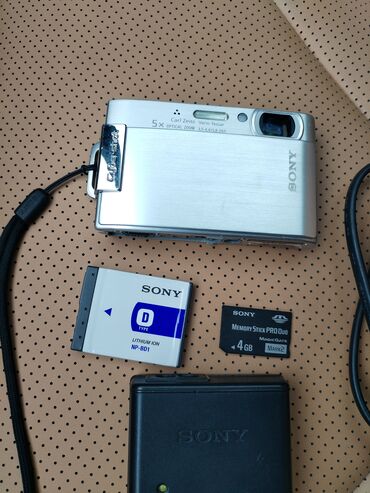 Fotokameralar: Sony Cyber-shot Dsc T200 reqemsal fotoaparat tam islekdir ela şəkil — 1