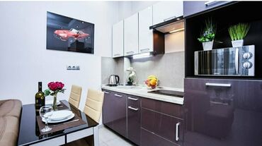 Посуточная аренда квартир: 2 комнаты, Кондиционер, Душевая кабина, Постельное белье — 9