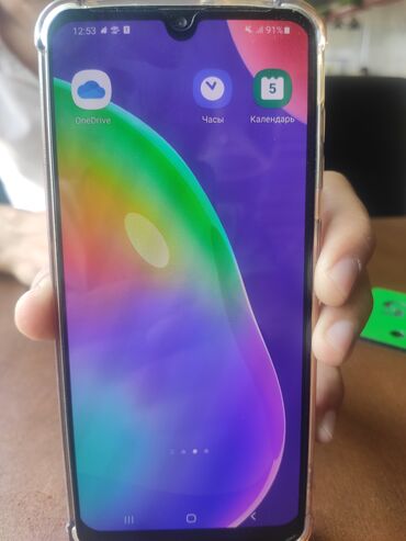 женские телефоны: Samsung Galaxy A31, Б/у, 64 ГБ, цвет - Голубой, 2 SIM