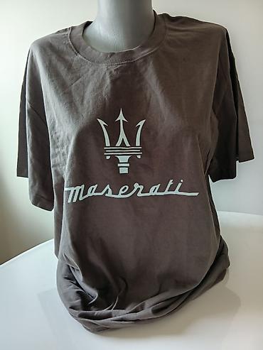 pull and bear turkey: Majica sa Maserati logom - Klasična pamučna majica kratkih rukava - — 1