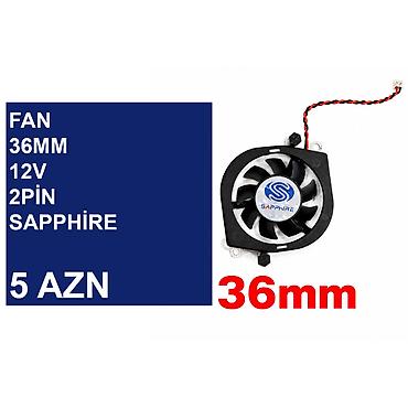 Soyutma sistemləri: Videokart üçün Fanlar “36/45/47/75/87mm 12v 2/3/4pin” 📍Ünvan: Bakı — 5