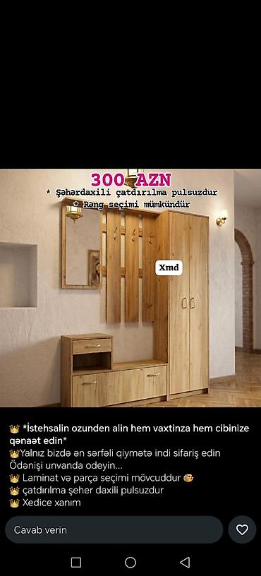 divar guzguleri: Dəhliz üçün müasir mebel dəstləri Model variantları və ölçülər: - — 5