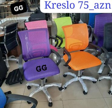 Ofis oturacaqları: Sifarişlə ofisçun Kreslo 75_azn.Reng seçimi var.Çatdirilma gün ərzində
