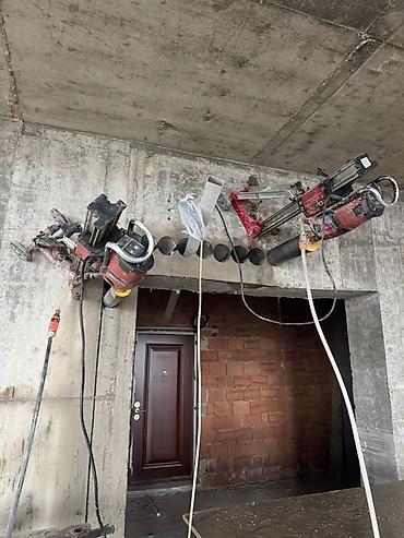 Beton kəsmə və deşmə xidməti - Armaturlu beton, monolit, kərpic və
