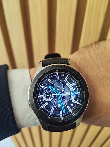samsung tab e: ​Orijinal Samsung Galaxy Watch 46mm smart saatdır.Tam işləkdir — 2
