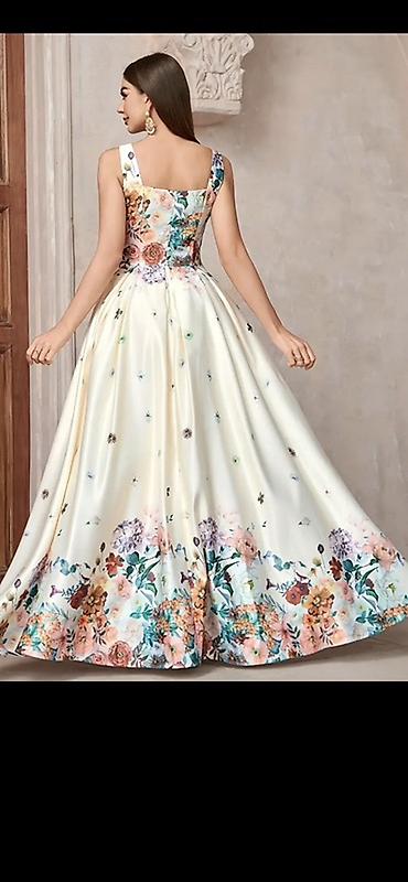 tek pencek: Zərif ziyafət/libas kolleksiyası Yenidir 1) Ağ off-shoulder ziyafət — 3
