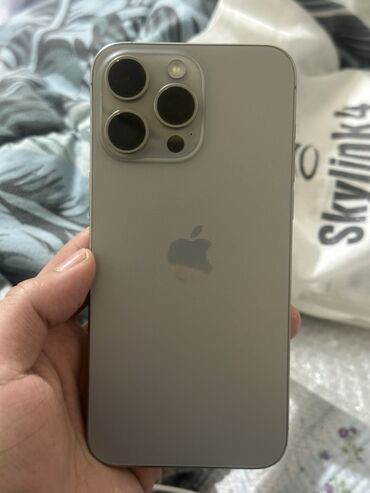 купить айфон 12 про макс бишкек: IPhone 15 Pro Max, Б/у, 256 ГБ, Natural Titanium, Защитное стекло, 90 %