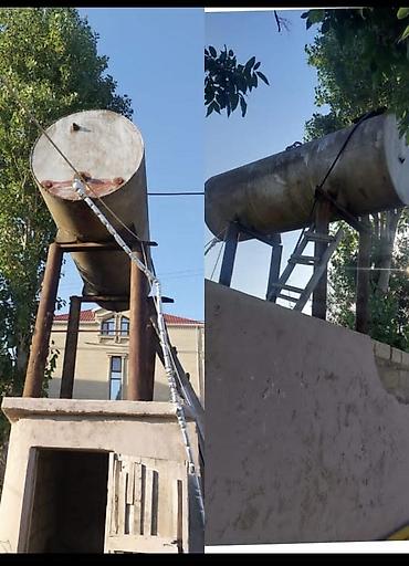 2 ton: Tahirə . Su çəni yaxşı vəziyyətdə qalin dəmirdəndir 3.50 ton 500 man — 1