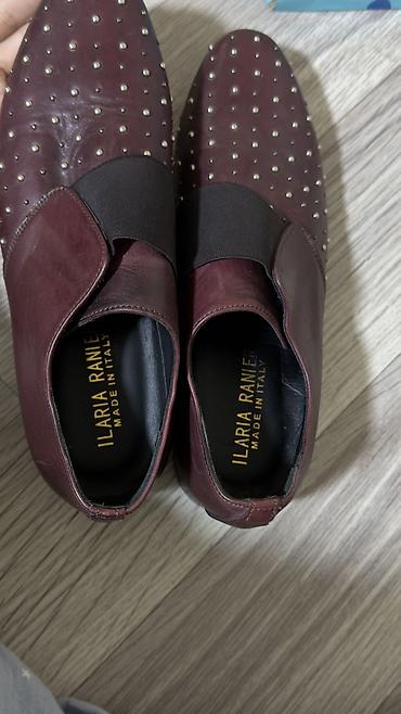кожанные шлепки: Туфли Ilaria Ranieri, Made in Italy-Натуральная кожа, 38 размер — 4