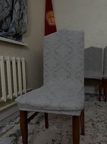 Чехлы для мягкой мебели: Чехлы на стулья с высоким спинкой - Эластичные чехлы на стулья без — 12