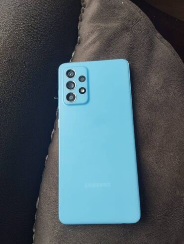 telefon stativ: Samsung Galaxy A52, 128 ГБ, цвет - Голубой